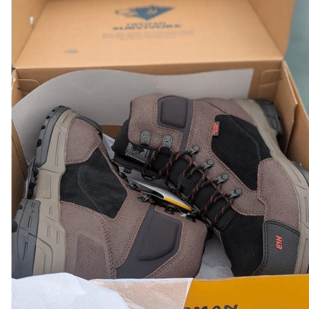 Steel Toe Work Boots Mens 10.5 Electrical Hazard Slip Resistant Herman Survivors